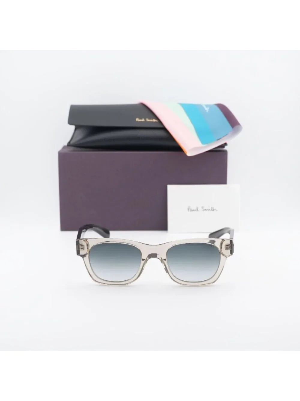 Paul Smith PSSN097 HIGHGATE 278 Square Sunglasses - Sand  / Blue